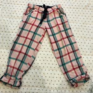 Aerie pajama pants pj plaid pink pajamas sleepwear